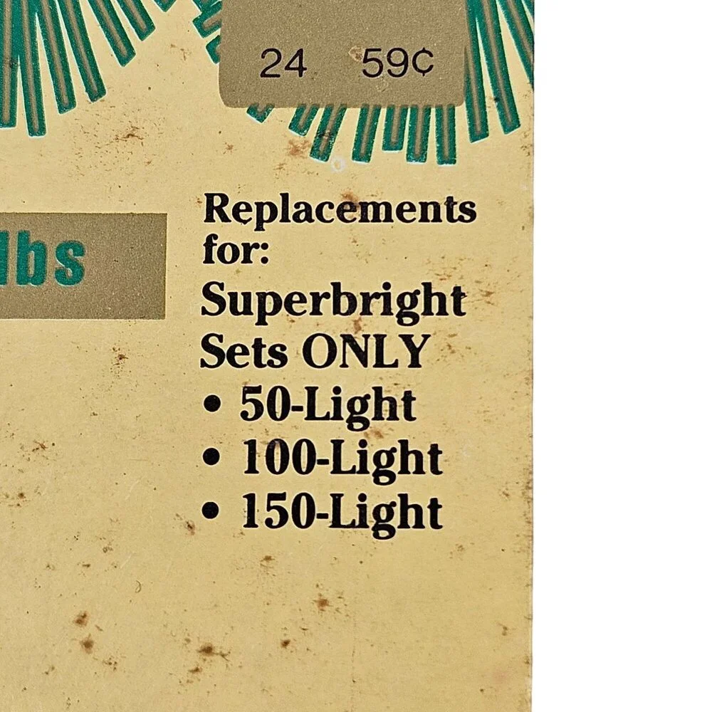 Franks Ultra Bright Steady Burning Bulbs 2.5V 3.5V for Superbright Sets Vintage